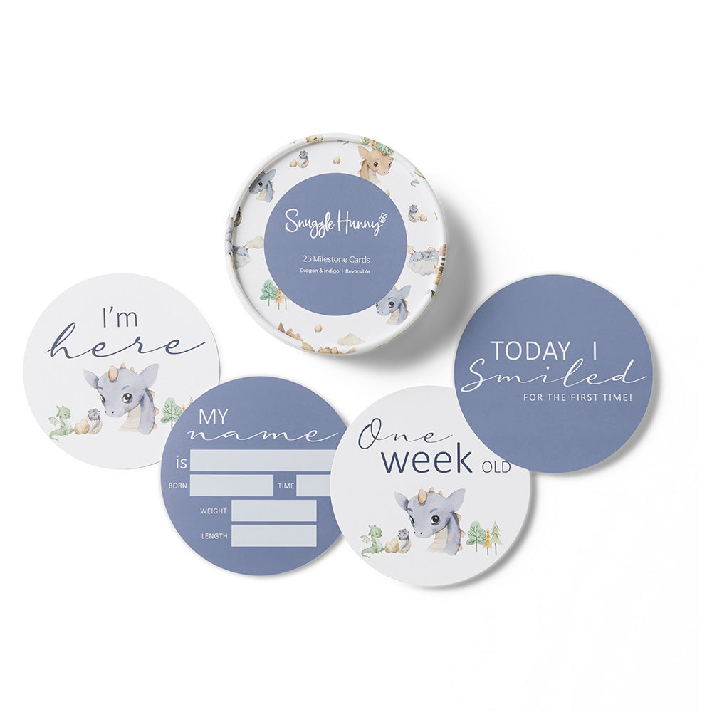 Dragon and Indigo Reversible Milestone Cards