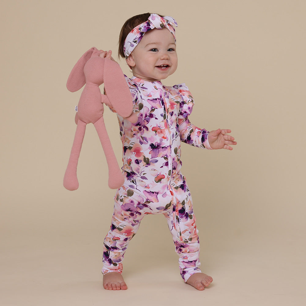 Blushing Beauty Organic Snuggle Suit Convertible Romper