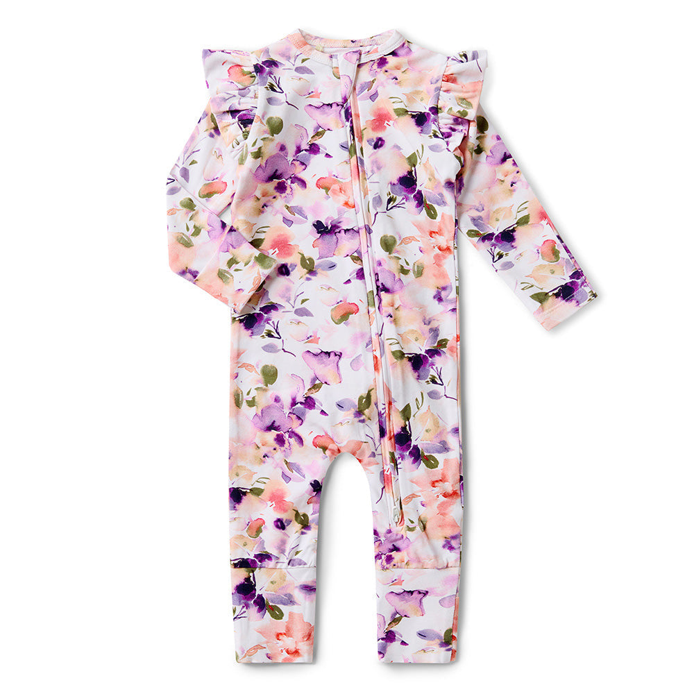 Blushing Beauty Organic Snuggle Suit Convertible Romper