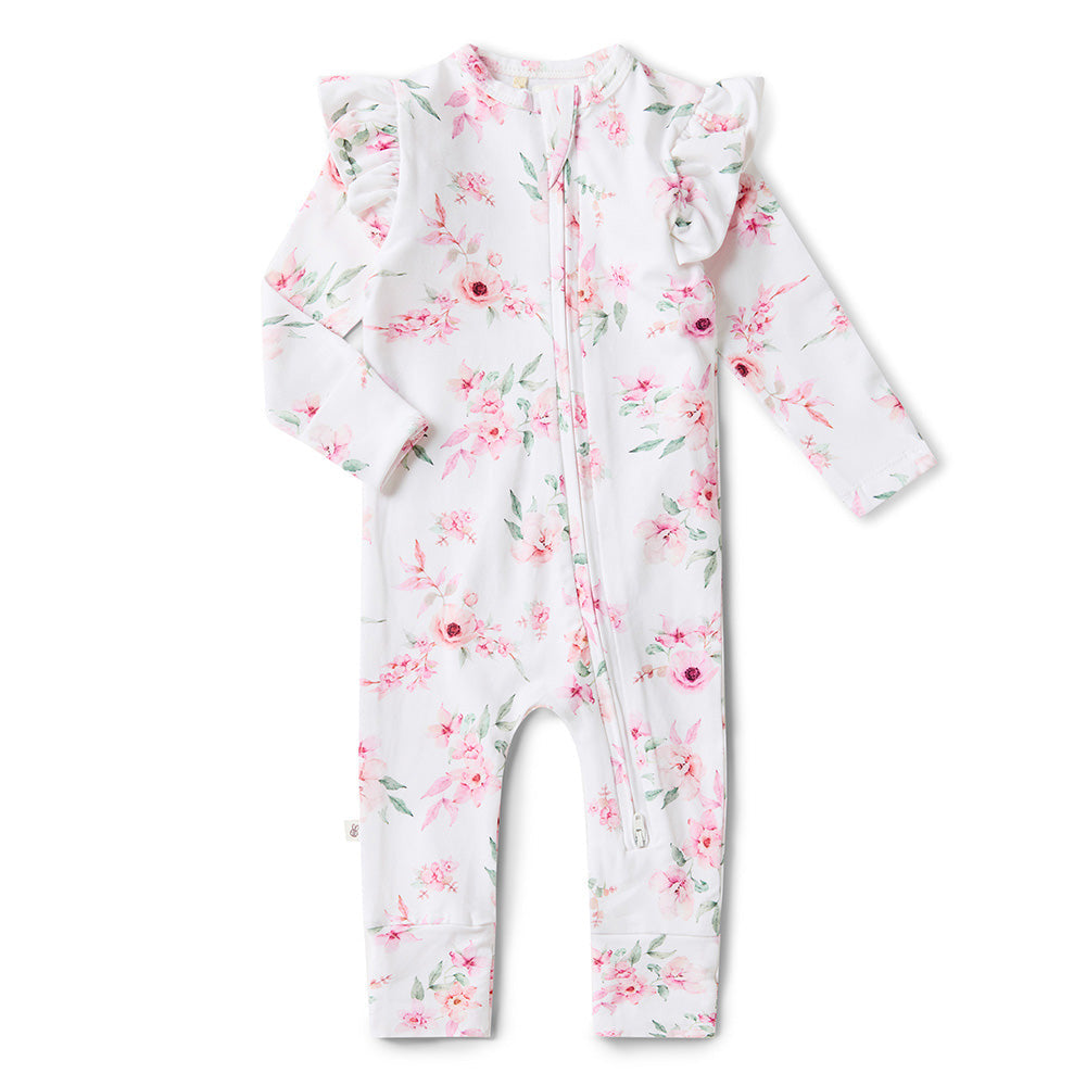 Camille Organic Snuggle Suit Convertible Romper
