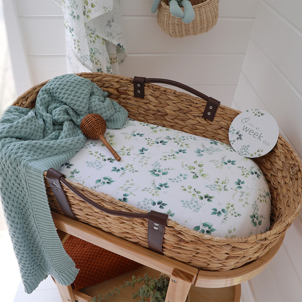 Eden Organic Bassinet Sheet / Change Pad Cover