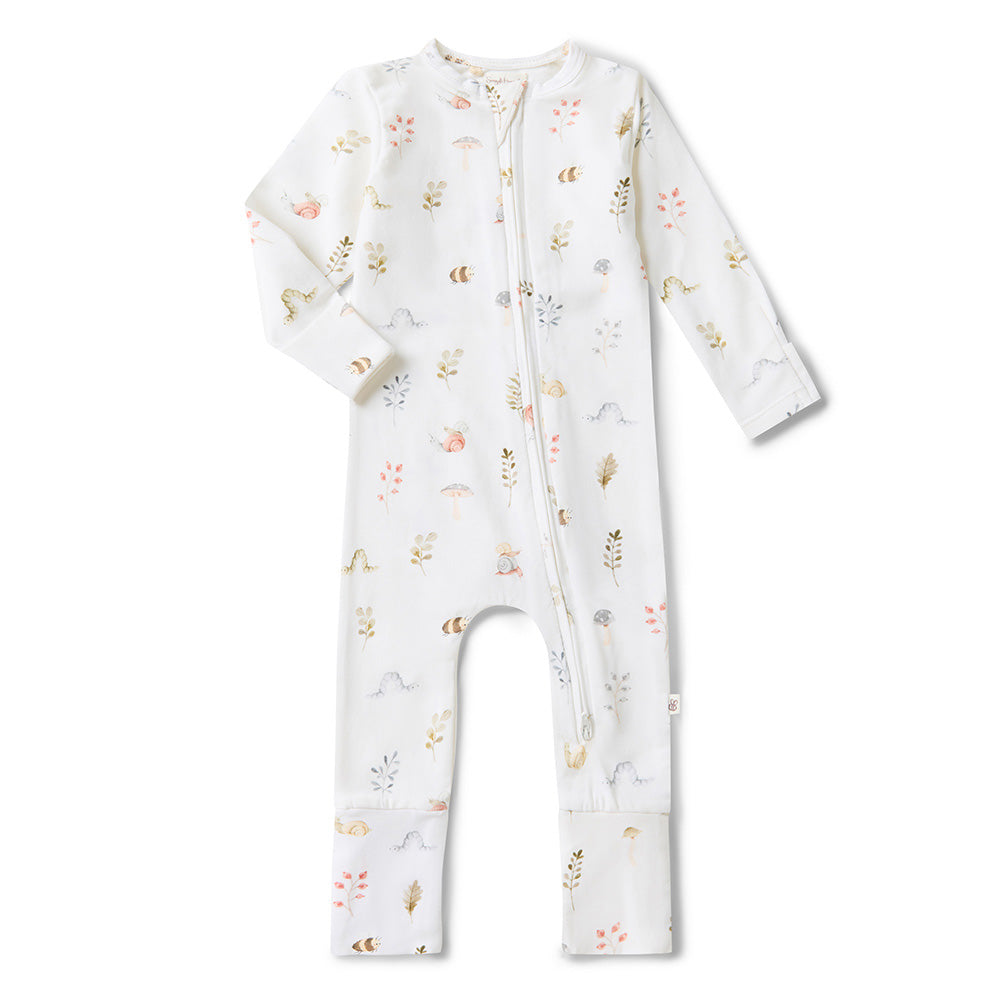 Garden Friends Organic Snuggle Suit Convertible Romper