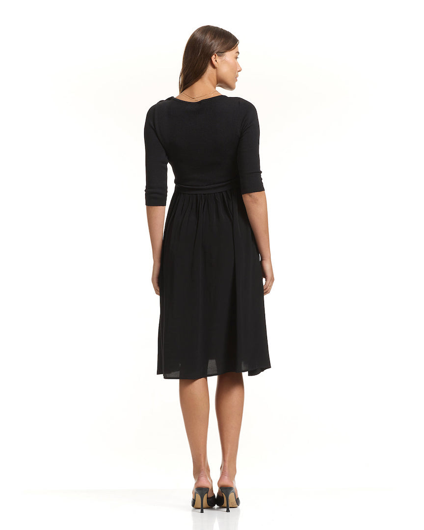 Francis 3/4 Sleeve Maternity Nursing Dress