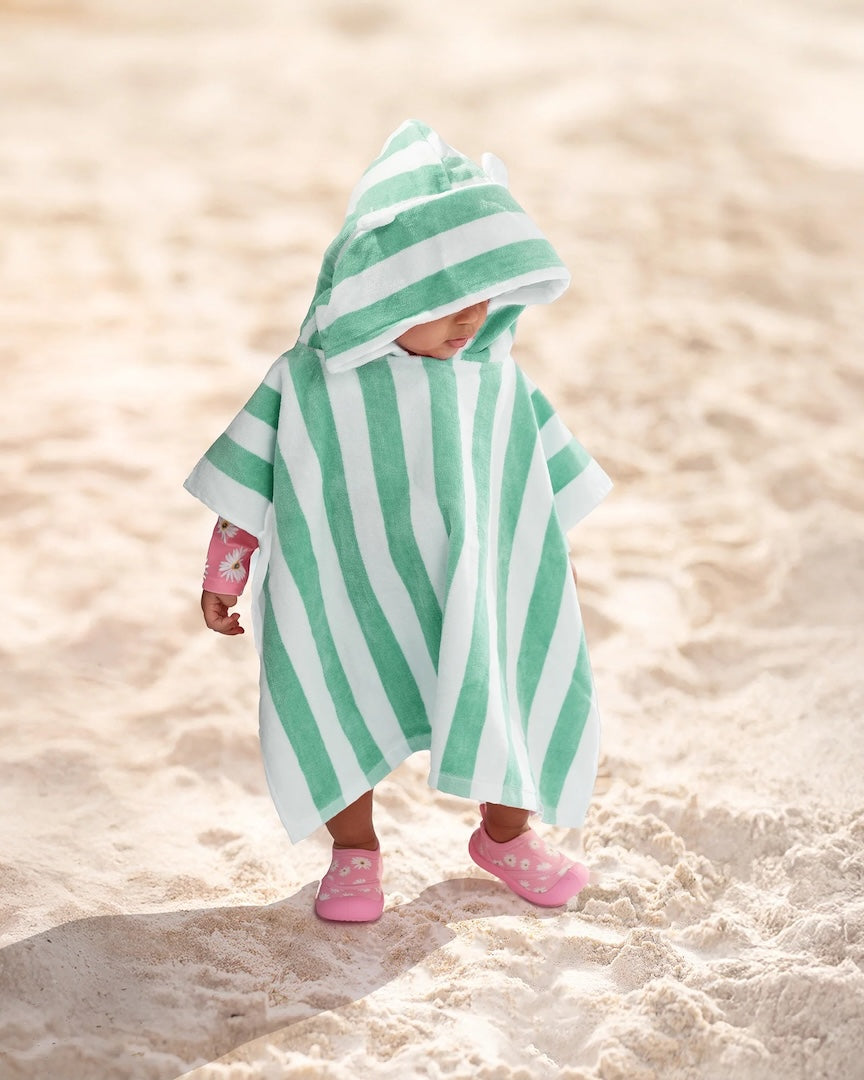 Toshi Swim Hooded Towel Beachcomber Seagrass