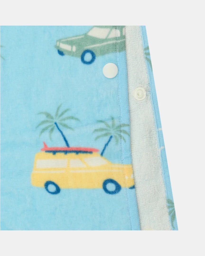 Toshi Swim Hooded Towel Paradise Swell Seekers Sky