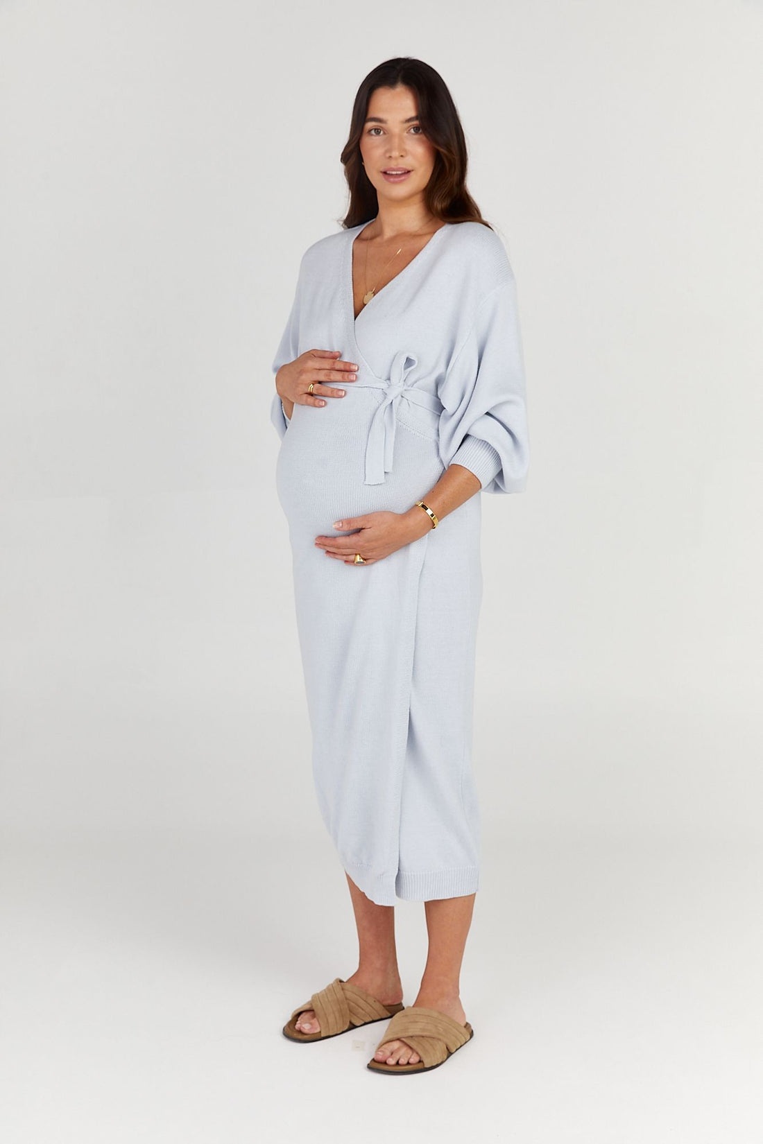 Knit Wrap Dress