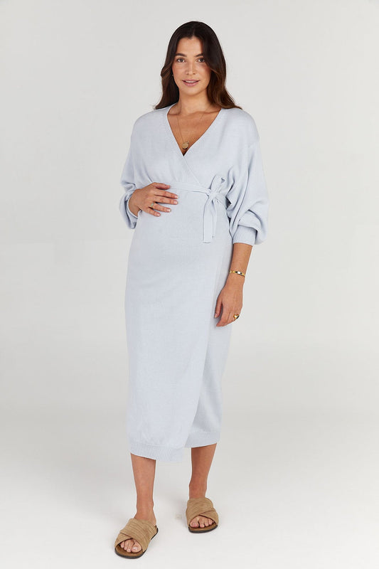 Knit Wrap Dress