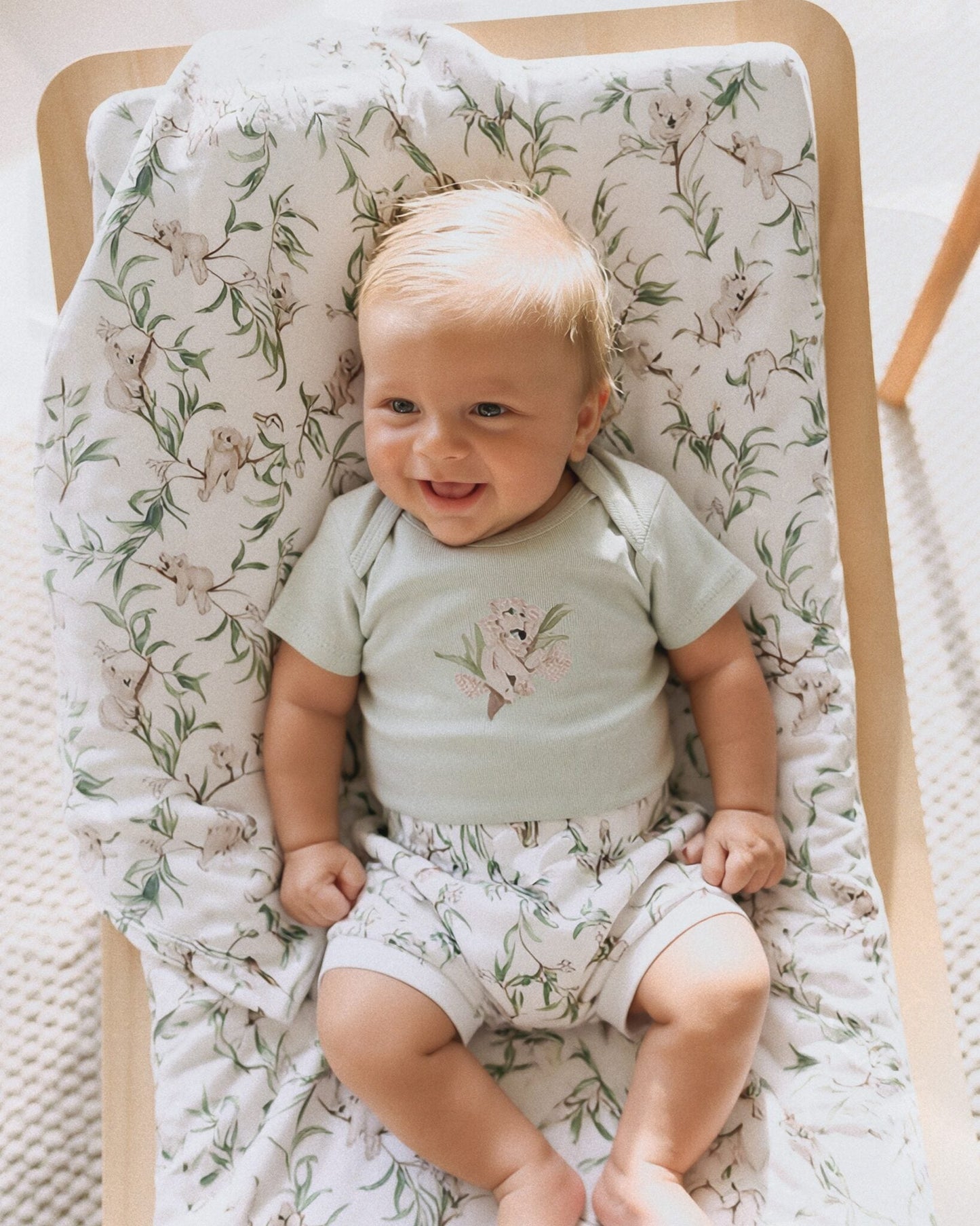 Organic Shorts Taylor Print - lifestyle