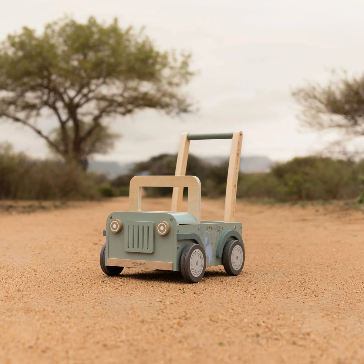 Little Dutch Safari Friends Wooden Safari Car outdoors