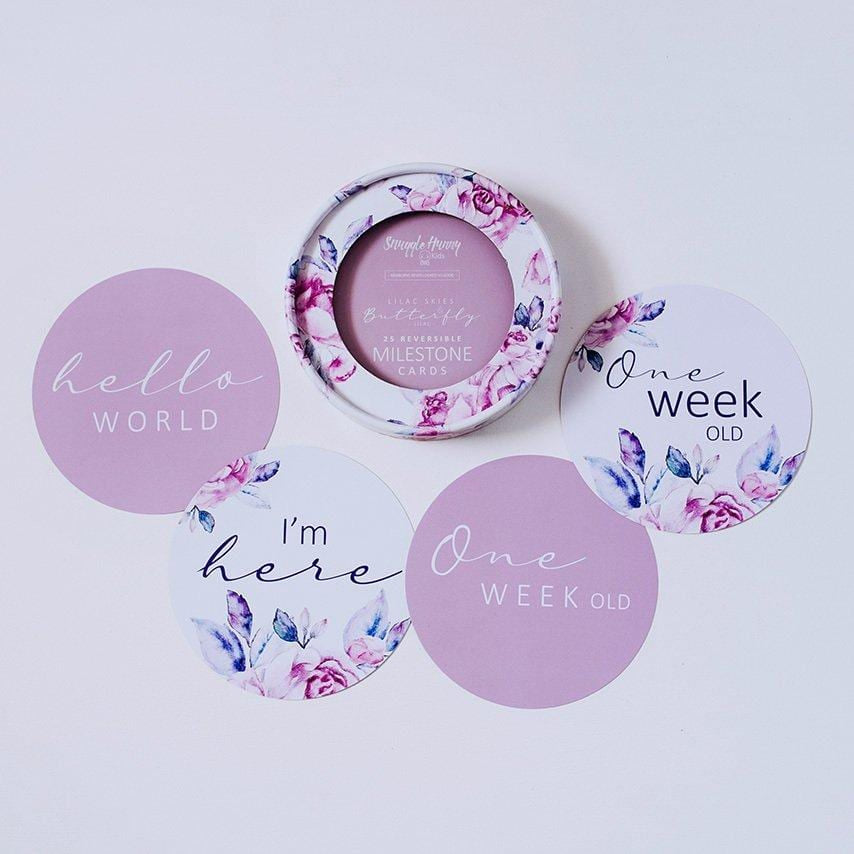 Milestone Cards Lilac Skies