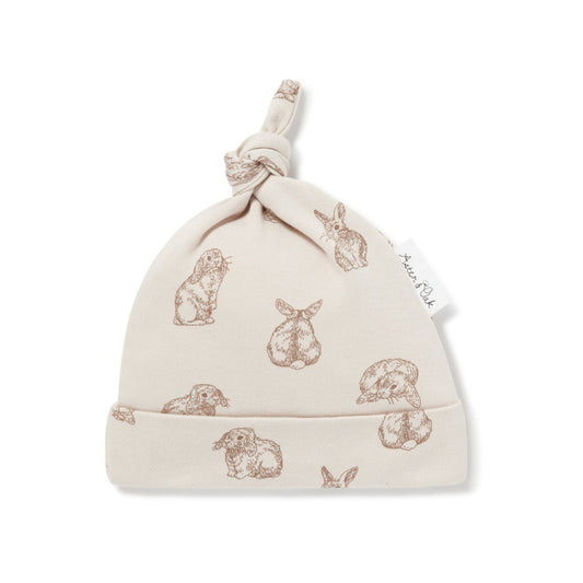 Bunny Knotted Baby Beanie