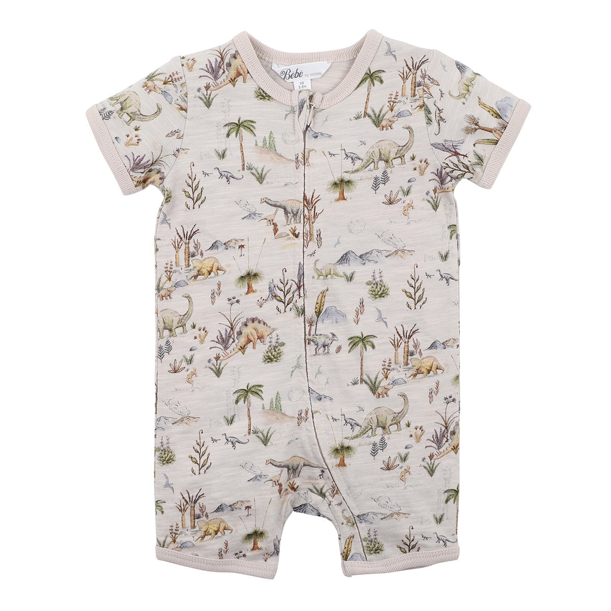 Emmet Dino Short Zip Romper Prem - Toddler