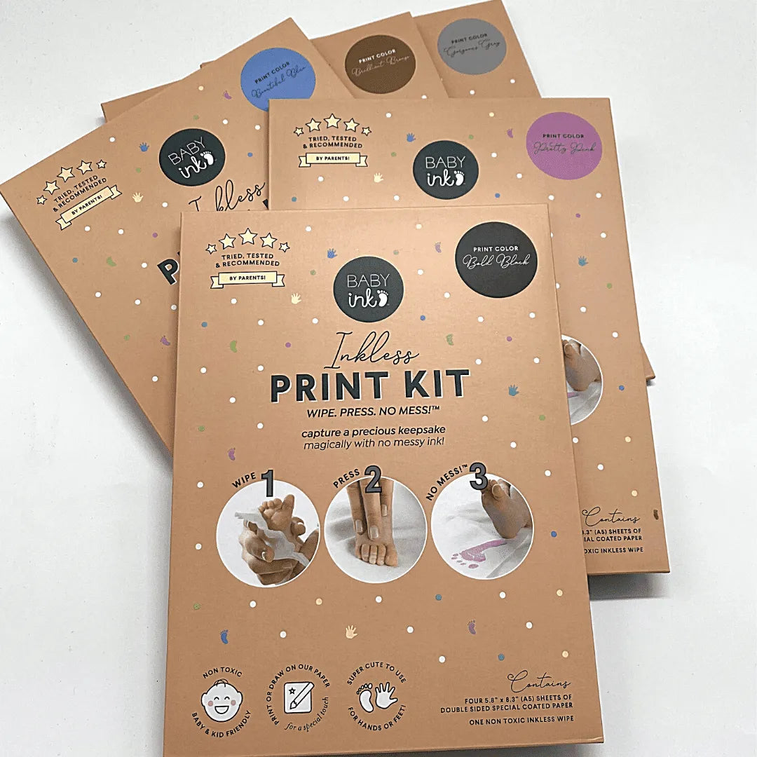Baby Hand and Foot Ink-less Print Kit