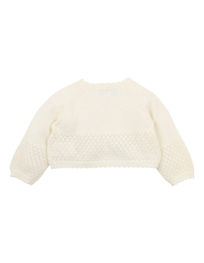 Pointelle Baby Cardigan
