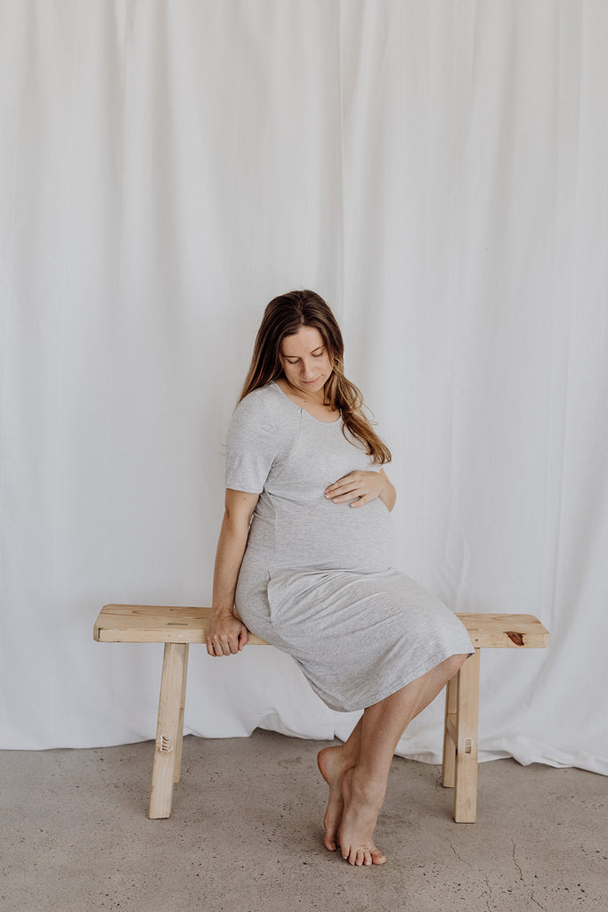 Birthing Gown for Labour, Delivery and Nursing – Room For Two