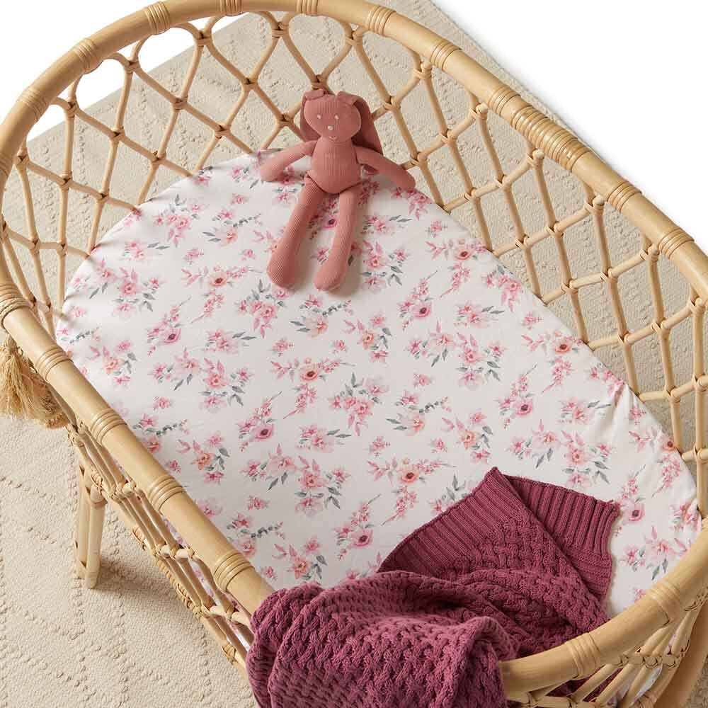 Snuggle Hunny Camille Bassinet Sheet / Change Pad Cover