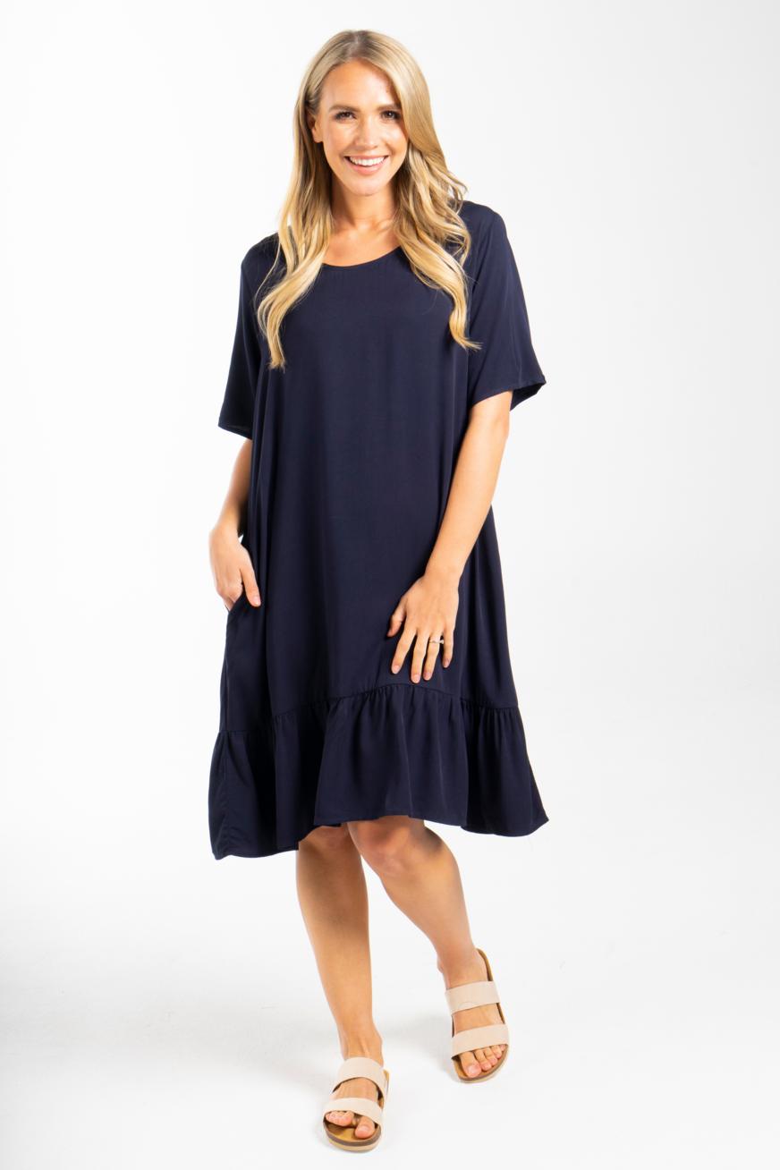 Flare Dress Short Sleeve