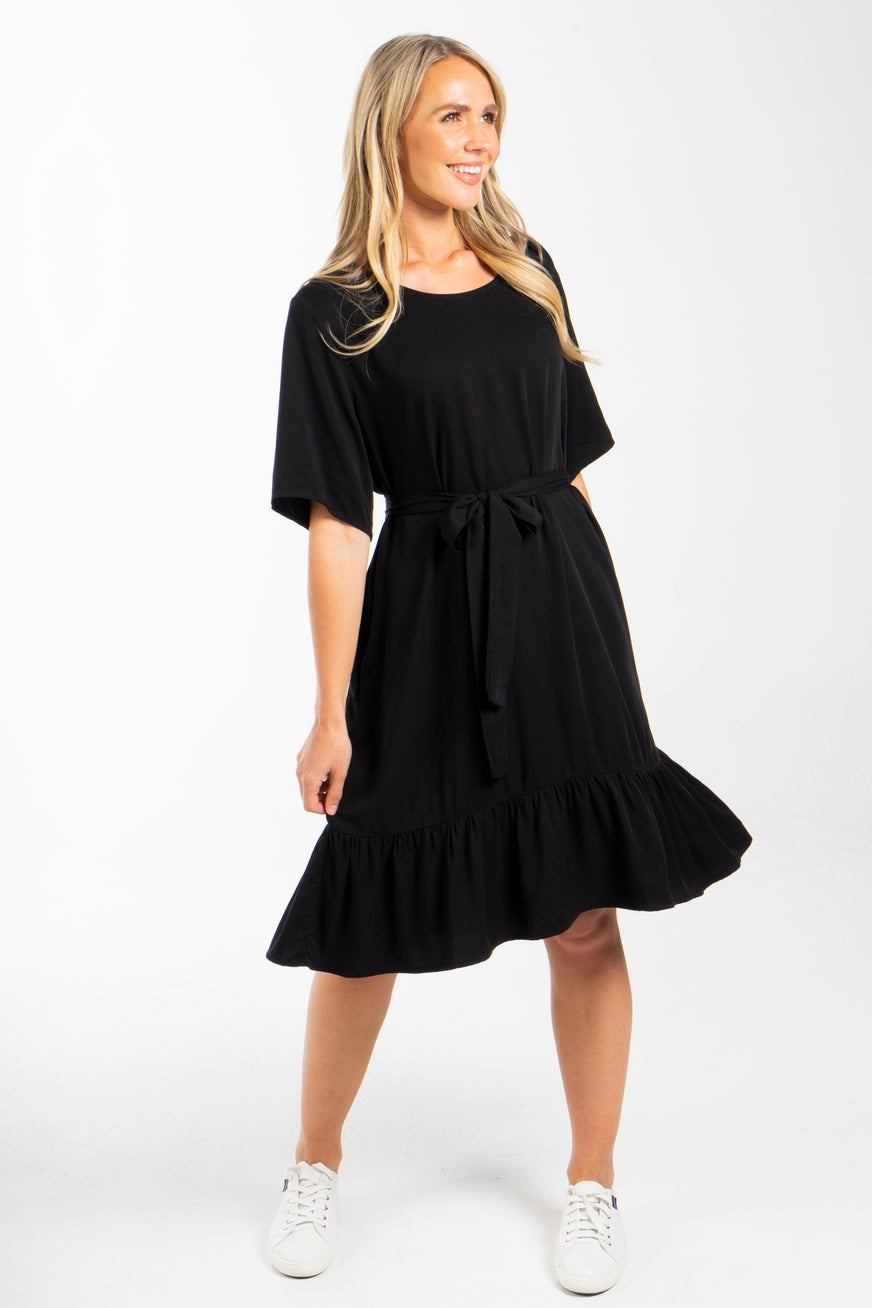 Flare Dress Short Sleeve