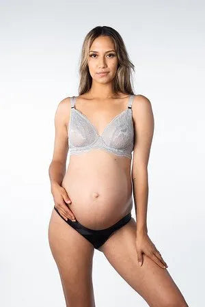 Heroine Plunge Bra Silver