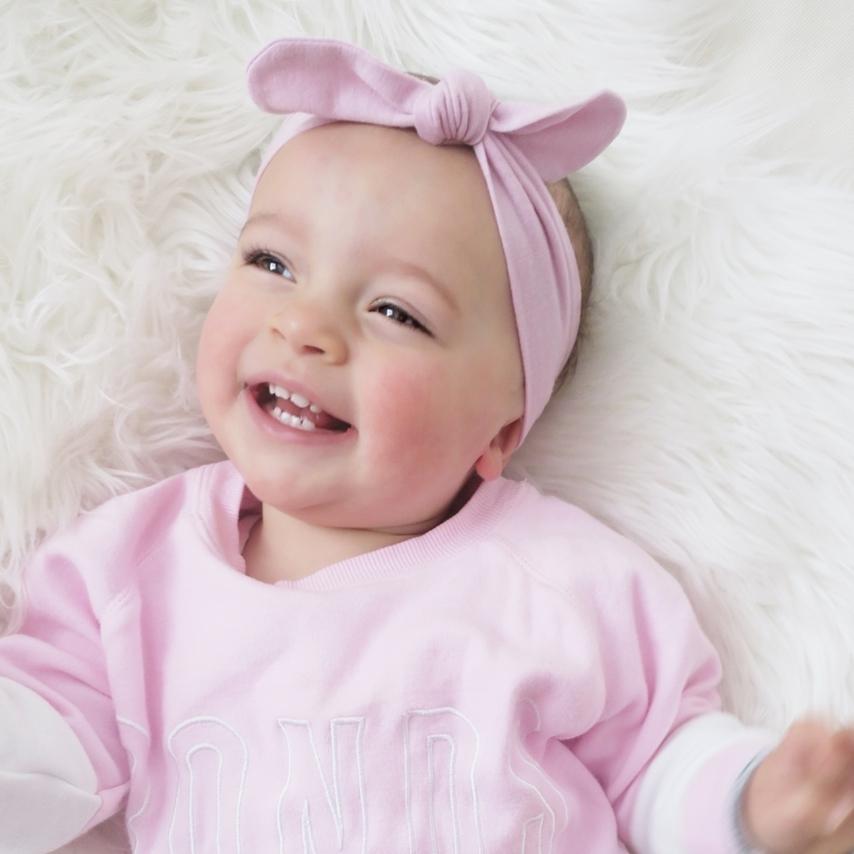 Snuggle Hunny Baby Topknot Headband Solid