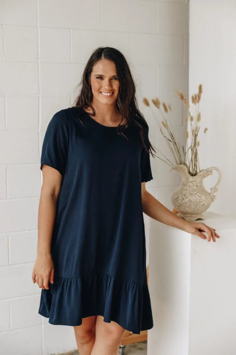 Flare Dress Short Sleeve