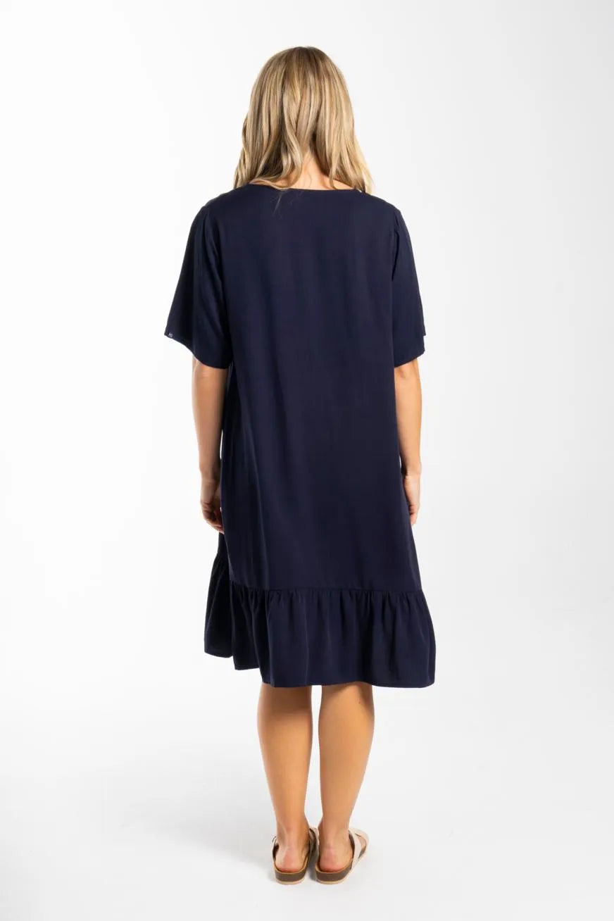 Flare Dress Short Sleeve
