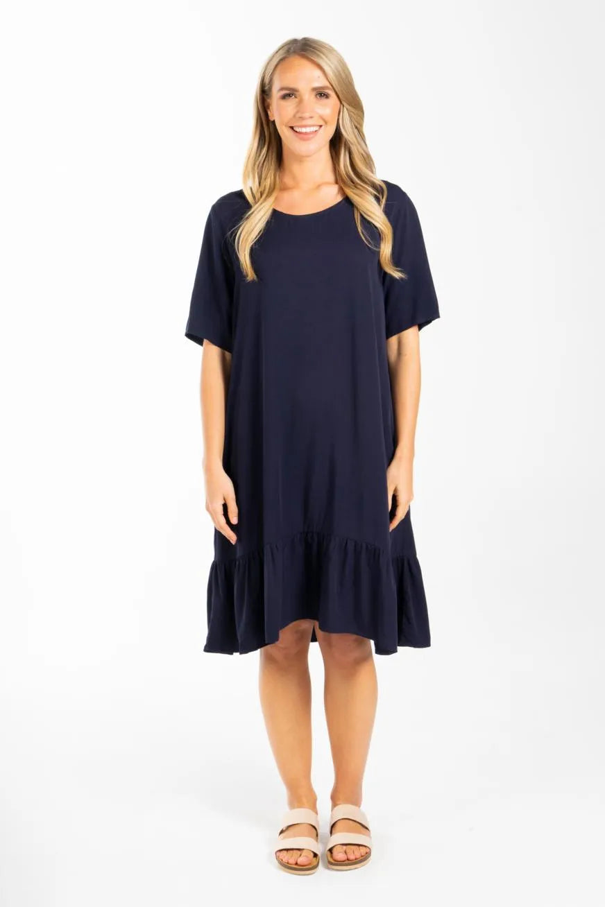Flare Dress Short Sleeve