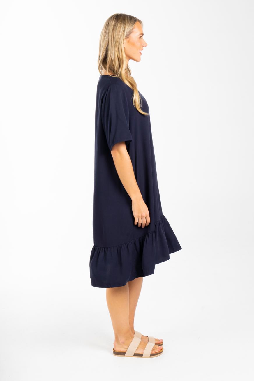 Flare Dress Short Sleeve
