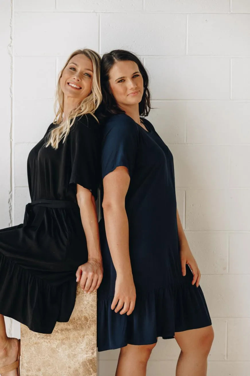 Flare Dress Short Sleeve