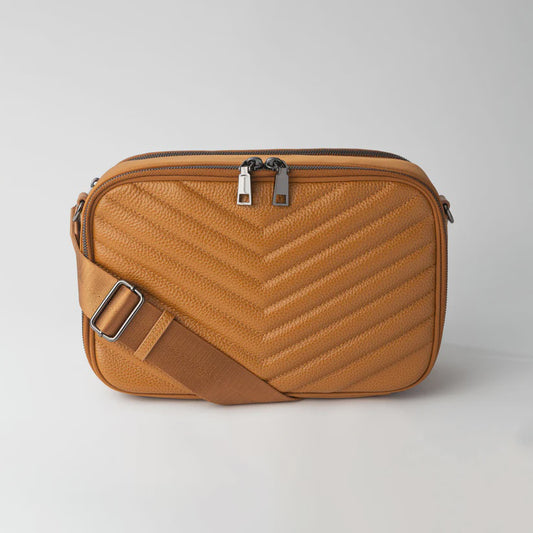 Baebina Pram Organiser Tan Genuine Leather