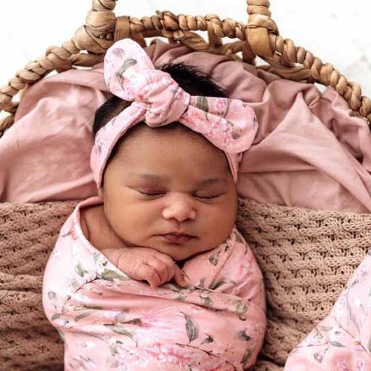 Snuggle Hunny Baby Topknot Headband Design