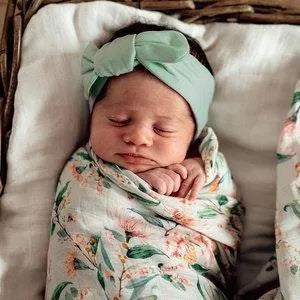 Snuggle Hunny Baby Topknot Headband Solid