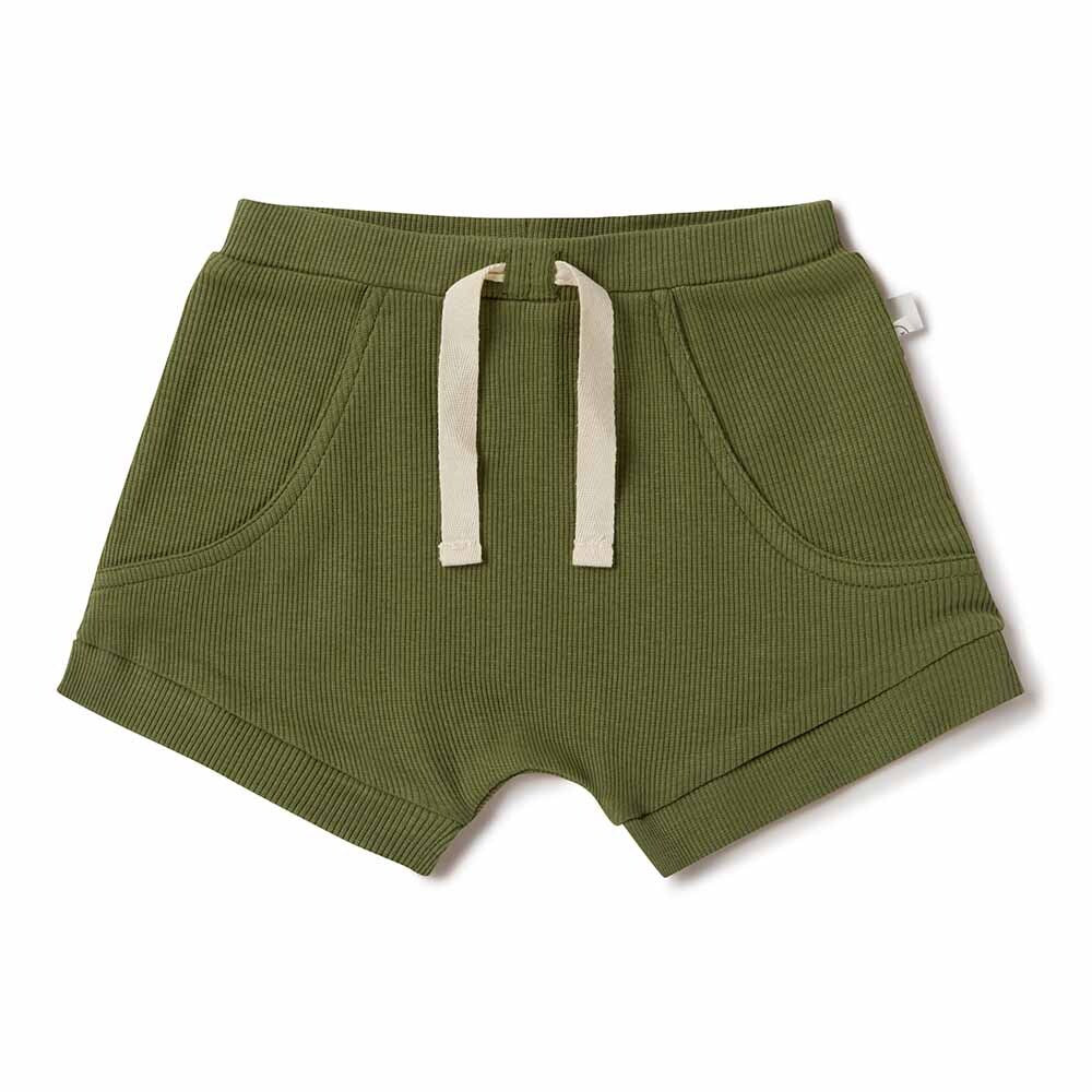 Snuggle Hunny Olive Shorts