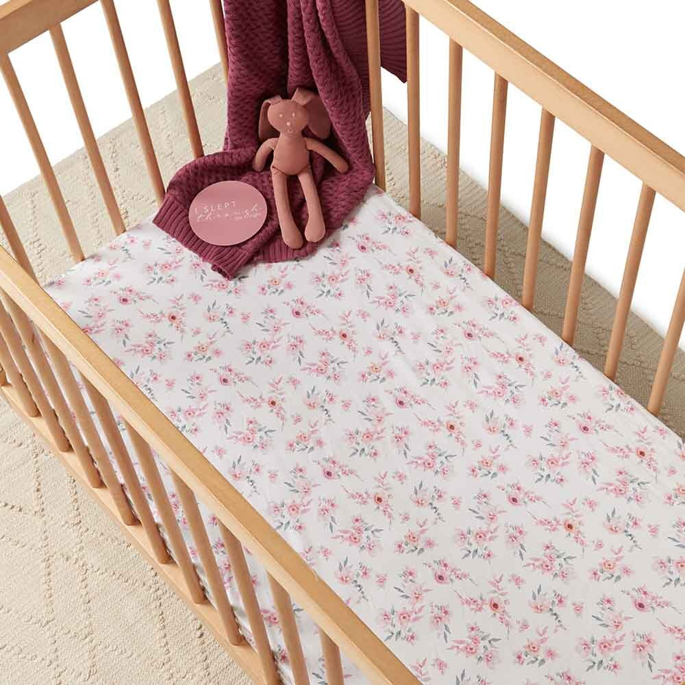 Snuggle Hunny Camille Fitted Cot Sheet