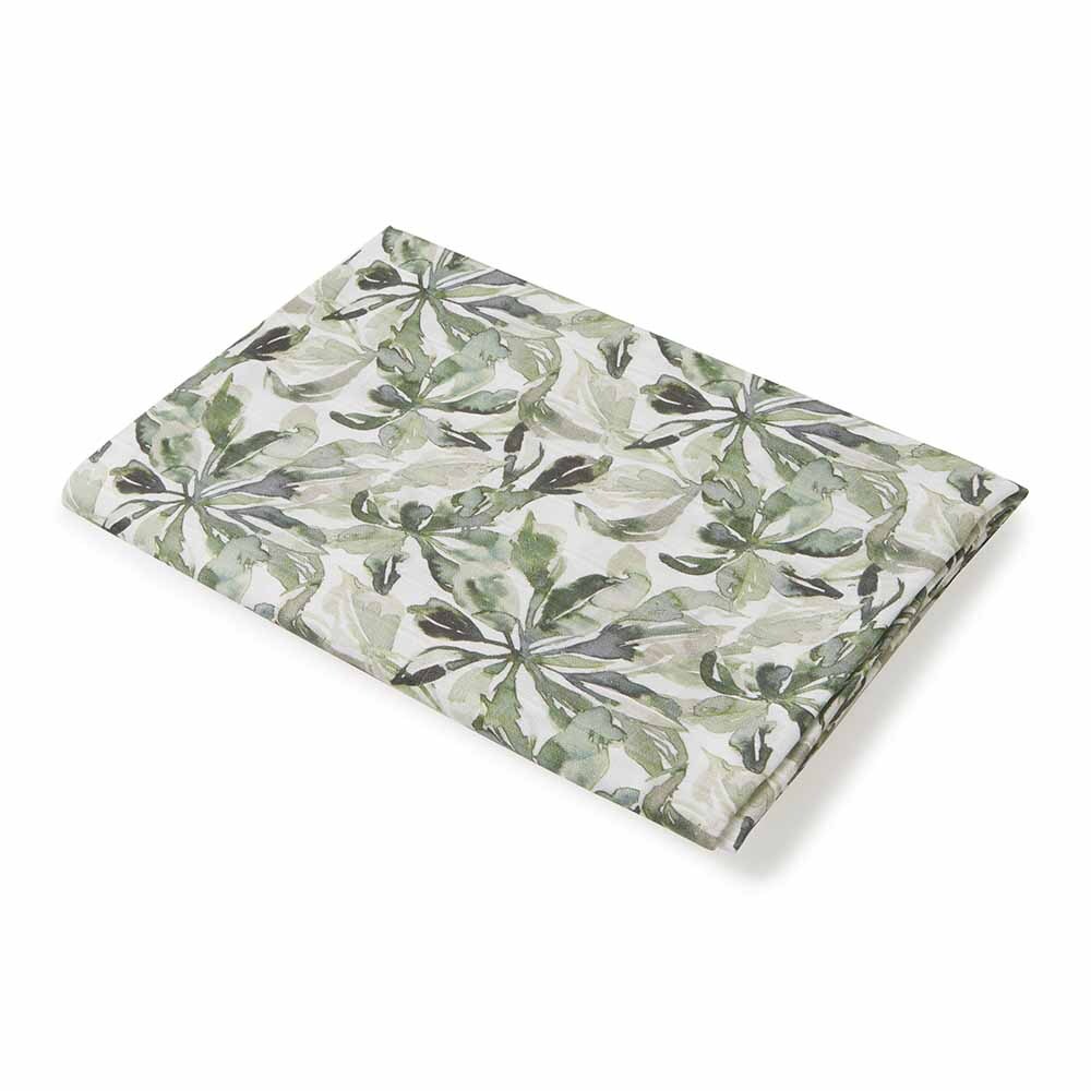 Organic Muslin Wrap Evergreen