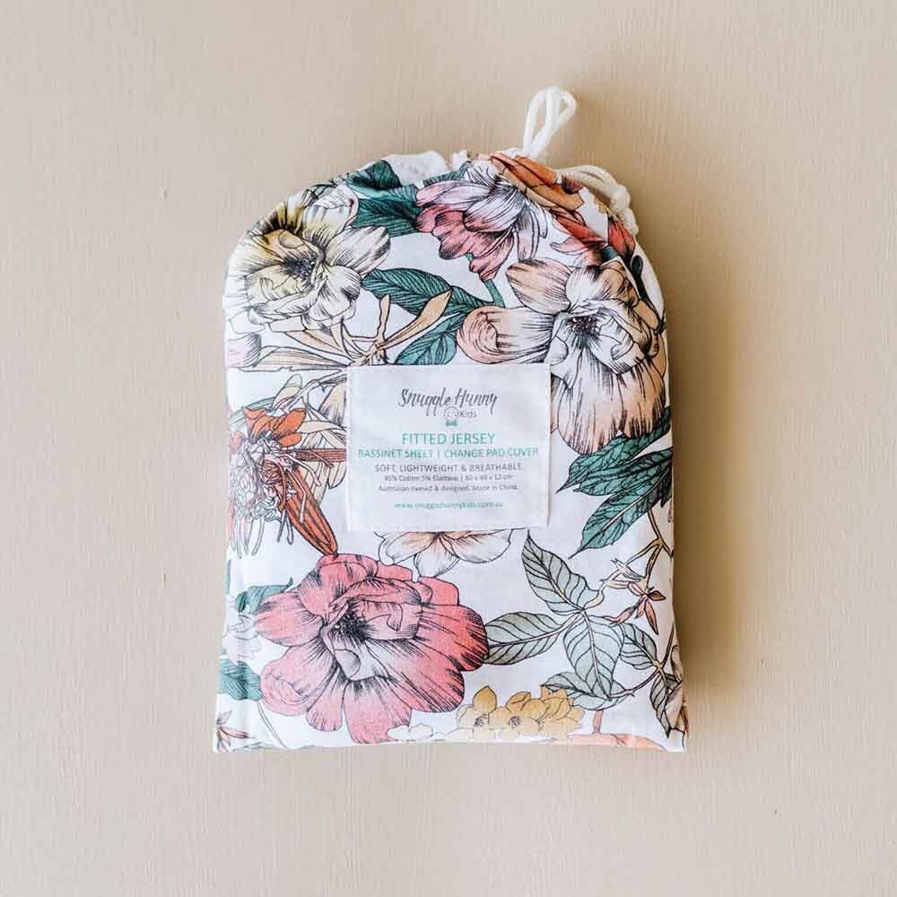 Bassinet Sheet/Change pad cover Australiana