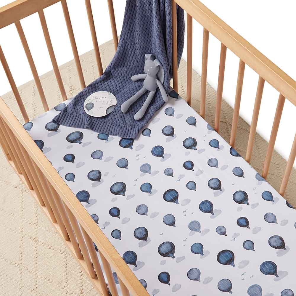 Fitted Cot Sheet Cloud Chaser