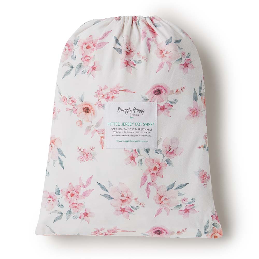 Snuggle Hunny Camille Fitted Cot Sheet