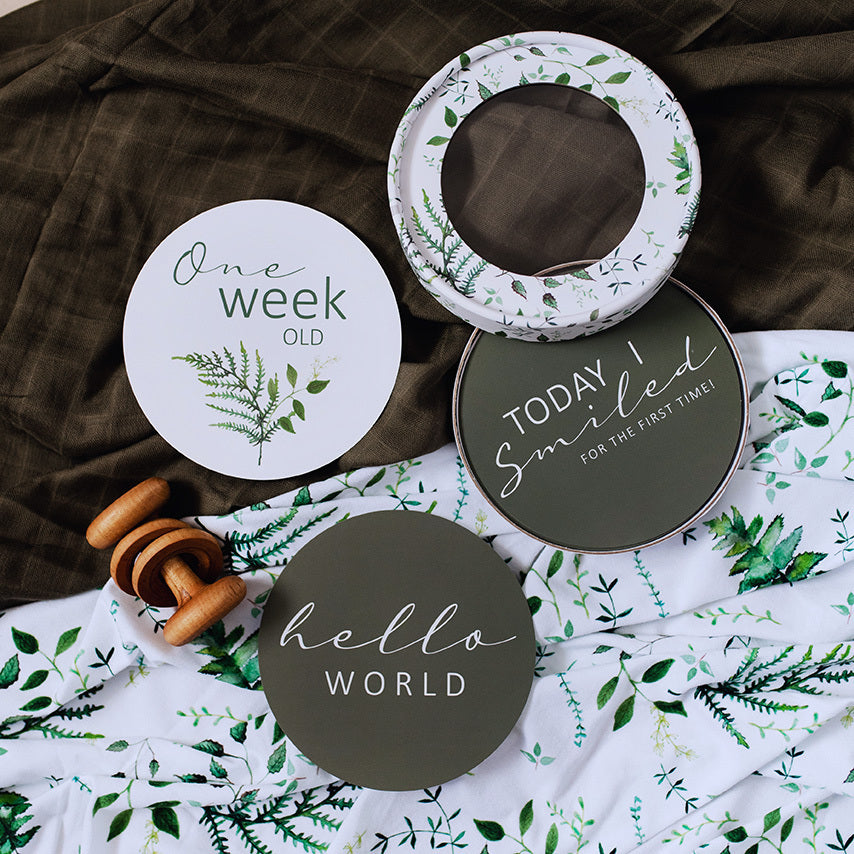 Milestone Cards Enchanted and Olive