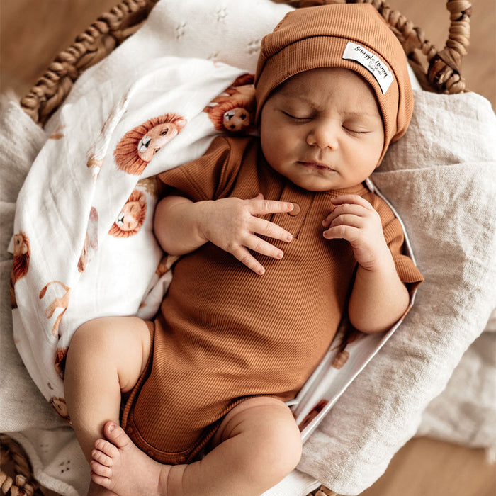 Snuggle Hunny Ribbed Short Sleeve Bodysuit