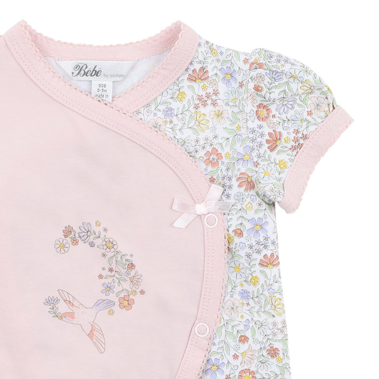 Sofia Wrap Romper Premature and Newborn