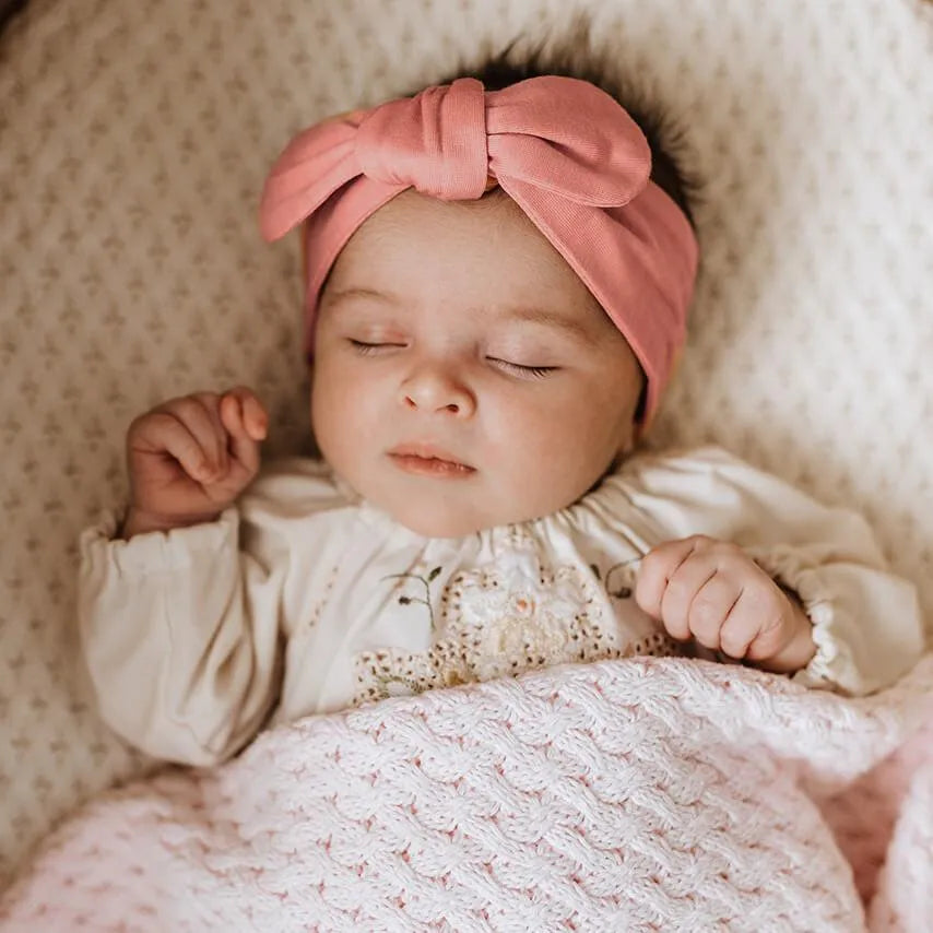 Snuggle Hunny Baby Topknot Headband Solid