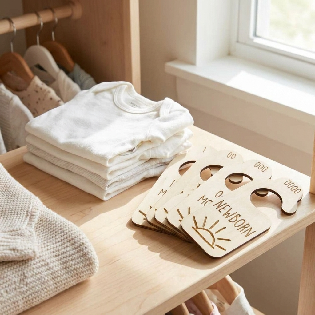Nursery Wardrobe Dividers - Sun