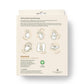 Large Organic Muslin Wraps 3 Pack - Camille/Milk/Fairytale