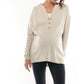 All For Us Waffle Henley Stone