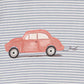 Alvin Stripe Organic Long Sleeve Zipsuit Premature