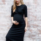 Annabella Maternity Knit Midi Dress