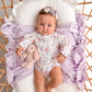 Pastel Bloom Ruffle Onesie