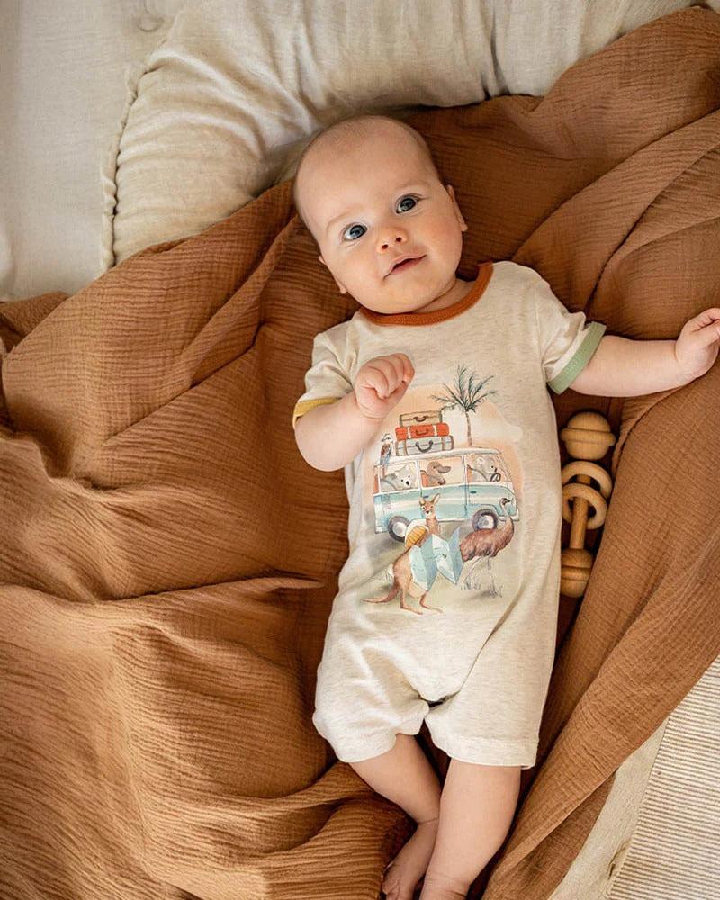 Ivan Camp Scene SS Romper