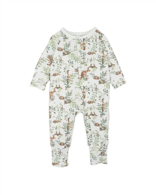 Charlie Organic Long Sleeve Zipsuit Premature